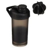 Sticla Shaker Sport 500ml, Neagra, fara BPA, CMCLASS