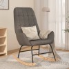 VidaXL Scaun balansoar, gri deschis, material textil 341253