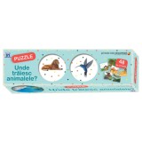 Primele mele descoperiri: Unde traiesc animalele? - Puzzle