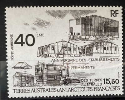 Teritoriul Sudic si Antarctic Francez (TAAF) 1989 Aniversare baza , MNH, 1v foto