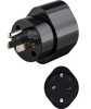 Adaptor calatorie CEE 7/3 Schuko mama la priza US /Japonia Tip B /NEMA 5-15 /3 pini negru
