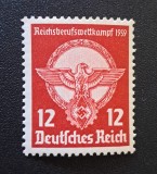 Germania (Deutsches Reich) 1939 - Competiția Națională a Meseriilor "Reichsberufswettkampf 1939" 12 Pf. (Marcă Poștală Neștampilată) - Cod: -OD1