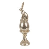 Cumpara ieftin Decoratiune Paste polirasina aurie &Oslash; 6x26 cm