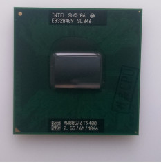 Procesor laptop T9400 2.53G Socket P INTEL Core 2 Duo SLB46 6MB 1066 ca T9600 foto