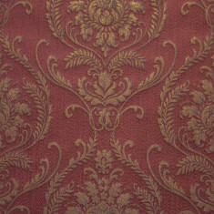 Tapet textil, model clasic, visiniu, auriu, baroc, Zambaiti, 30034