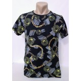 Tricou barbați imprimeu lanț - XXL