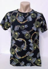 Tricou barbați imprimeu lanț - XXL
