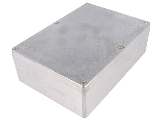Carcasă universală GAINTA din aluminiu natural, dimensiuni 121mm x 171mm x 55mm