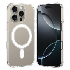 Husa MagSafe pentru Apple iPhone 16 Pro, Techsuit, Pro, Transparenta