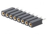 Soclu pini mamă 8 pini 2,54mm THT cositorit