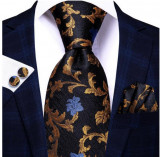 Set cravata + batista + butoni - matase - model 505, HTM