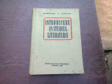 INTRODUCERE IN STUDIUL LITERATURII - AL. BISTRITIANU