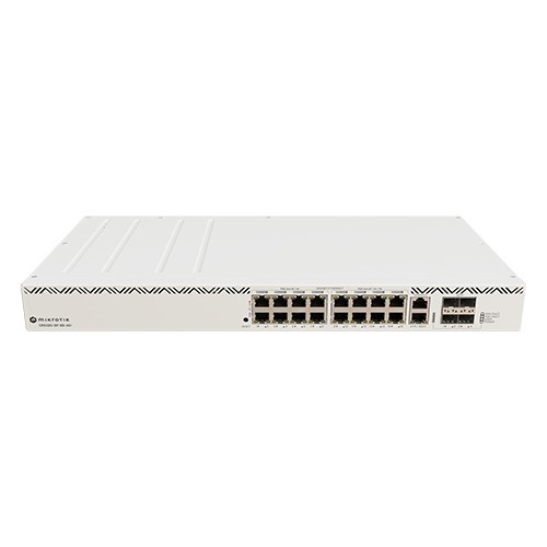 Switch 16xRJ45 PoE Gigabit, 2xRJ 45 consola, 4 SFP 10G, Management - MIKROTIK CRS320-8P-8B-4S+RM SafetyGuard Surveillance