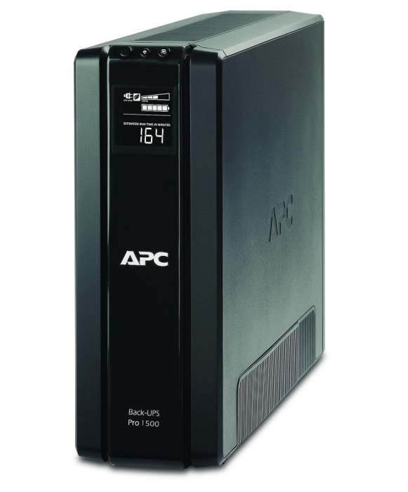 UPS APC,&quot; Back-UPS RS&quot;,Line Int. cu manag,tower,1500VA/865W,AVR,Schukox4,,LCD,11-20 min.,&quot;BR1500G-GR&quot;,prelung garantie(WBEXTWAR1YR--01/WBEXTWAR3YR--01