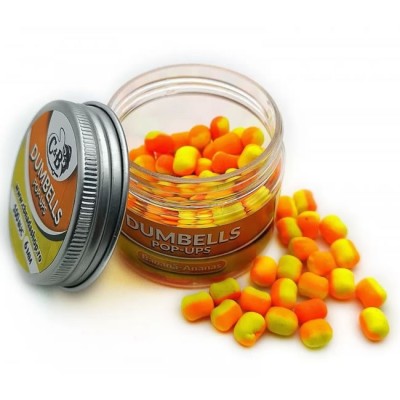Dumbells C&amp;amp;B Pop-ups, Ananas-Banana, 6mm, 100 buc/cutie foto