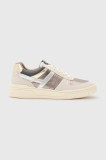 AllSaints sneakers din piele Vix Suede Sneaker femei, culoarea alb, W125FB