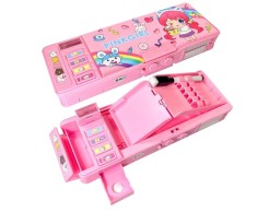 Trusa pentru rechizite scolare LilyBeauty, tip Pop Up, roz - RESIGILAT