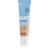 Bell HYPOallergenic Mat &amp; Protect machiaj matifiant de lungă durată SPF 25 culoare 08 Espresso 30 g