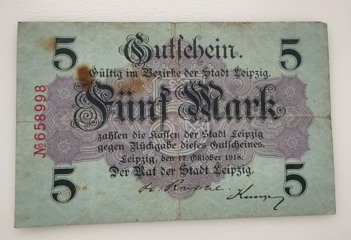 Germania - 5 Mark 1918