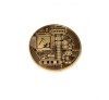 Moneda Bitcoin Suvenir Aurie, 40mm, Cutie Plastic - Colectie Numismatica