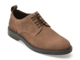 Cumpara ieftin Pantofi CLARKS maro, ALDWIN LACE, din piele intoarsa