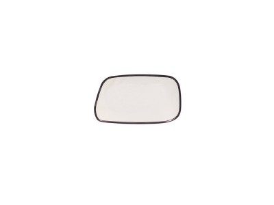 Geam oglinda exterioara cu suport fixare Toyota Avensis (T22), 09.1997-03.2003, Stanga, incalzita; geam convex; cromat foto