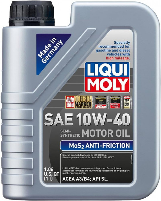 Ulei Motor Liqui Moly MoS2 Antifriction SAE 10W40, 1L