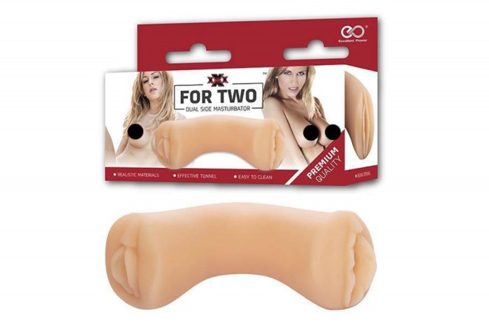 Masturbator Realistic XXX For Two Double Vagina
