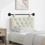 vidaXL Cap de pat suspendat Pe perete Crem 100 x 55 x 7 cm Catifea 42032061