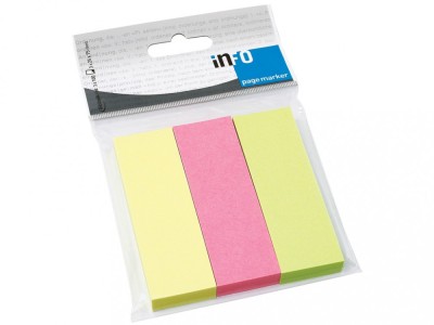 PageMarker 25 x 75 mm 3 culori/set 300 file brilliant foto
