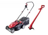 Set masina de tuns iarba 1600W 360mm 35L si trimmer pentru gazon 250W 220mm RD-LMGT01, Raider, 075327