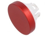 Lentilă Buton 22mm Roșie Aurie Aluminiu