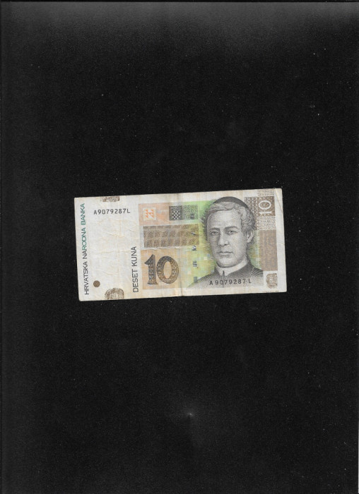 Croatia 10 kuna 2001 seria9079287