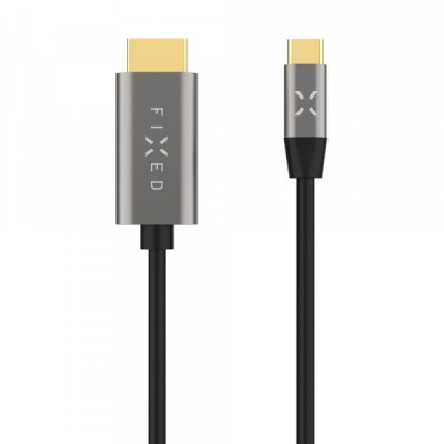 Cablu Audio si Video USB-C - HDMI Fixed, 2m, Gri foto