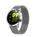 Cumpara ieftin Bratara Smartwatch CF18 Techstar&reg;, Waterproof IP65, Eleganta, Multiple Functii Fitness, Notificari iOS, Android, Puls, Silver