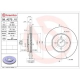 Set disc frana Ford Focus I (Daw Dbw) 09.98-11.09, Focus I Estate (Dnw) 02.99-12.07, Fata, 300X24mm, ventilat, BREMBO