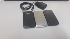 TELEFOANE SAMSUNG CU CLAPETA SI BUTOANE MARI MODEL GT-C3520 foto