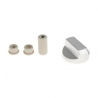 Butoane aragaz universale argintiu, set 4 buc