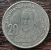 (M2250) MONEDA SERBIA - 20 DINARI 2007, COMEMORATIVA - DOSITEJ OBRADOVIC, Europa