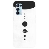 Husa compatibila cu Oppo A52 model Aligned planets, Silicon, TPU, Viceversa, Transparent, Carcasa