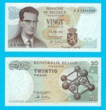 Belgia (p#138) 20 Francs 1964 UNC &#039;Atomium&#039; serie: 3 J 7985918