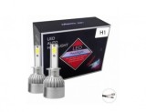 Kit Becuri LED H1 3800Lm 36W C6 12V/24V Alb 6000K Auto