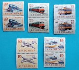 TIMBRE ROMANIA LP565/1963 -Mijloace de transport- Serie in pereche -MNH