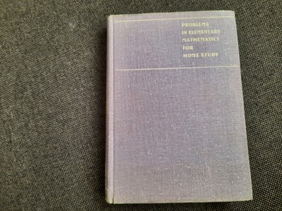 Problems in elementary mathematics for home study N ANTONOV foto
