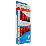 Unior 603CS6TVDE - Set surubelnite cu profil PH si plat 6 bucati izolatie 1000 V