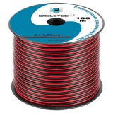 CABLU DIFUZOR CCA 2X0.50MM ROSU/NEGRU 100M EuroGoods Quality, Cabletech