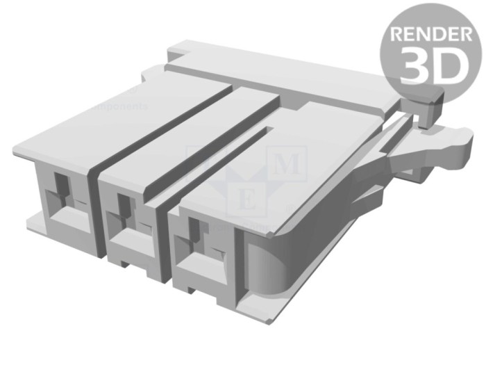 Conector cablu-placă 3 pini 5,08mm