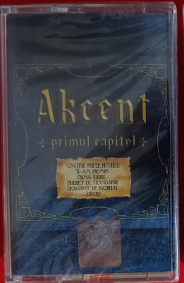 Akcent &amp;ndash; Primul Capitol , casetă audio sigilată foto