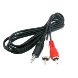 Cablu Audio 2x RCA &ndash; Jack 3.5 Stereo, 2.5 M Lungime - pentru Sistem Surround