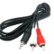 Cablu Audio 2x RCA &ndash; Jack 3.5 Stereo, 2.5 M Lungime - pentru Sistem Surround